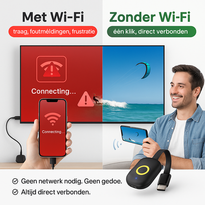 ScreenBeam – Zet je telefoon direct op het grote scherm