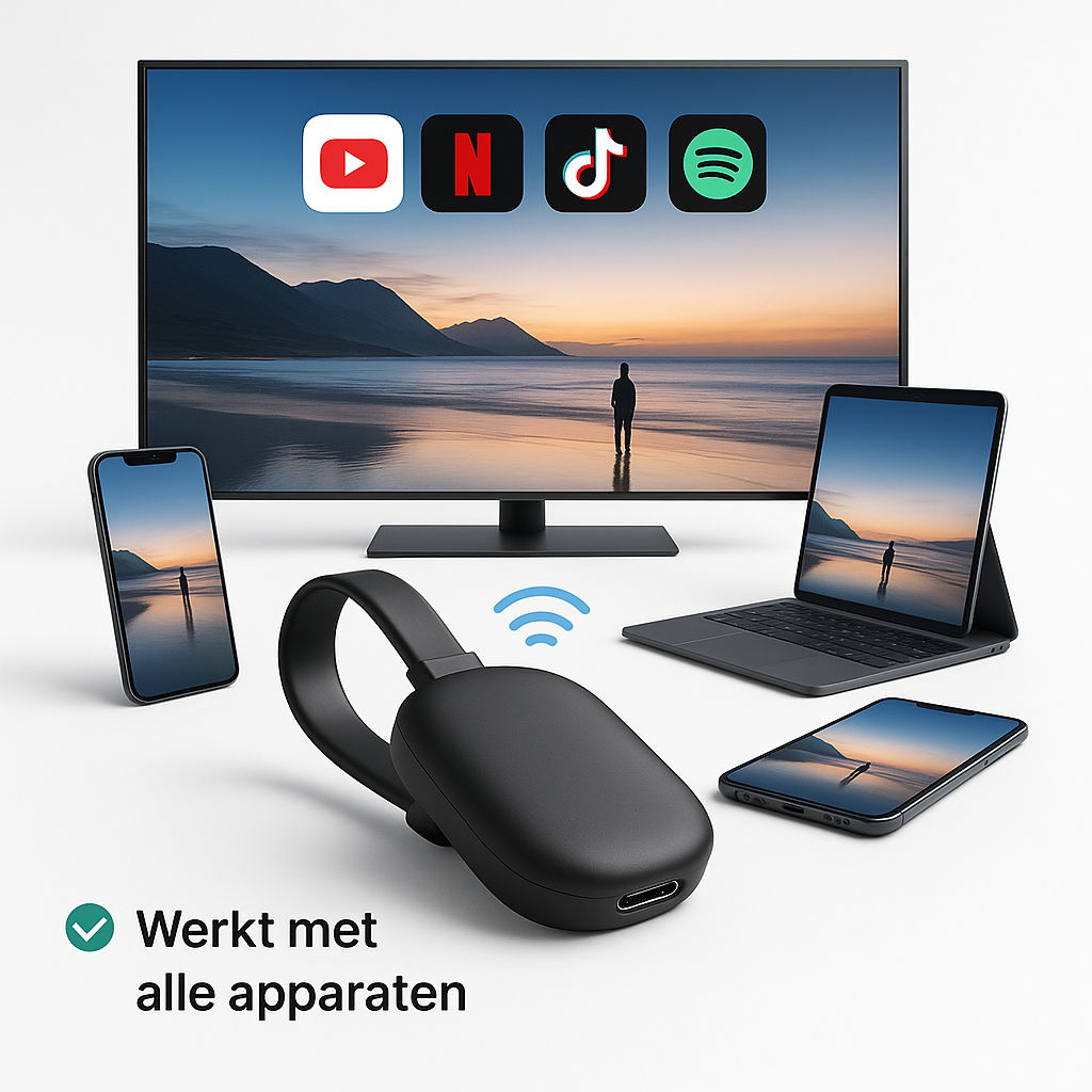 ScreenBeam – Zet je telefoon direct op het grote scherm
